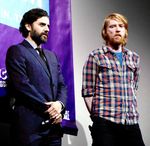 oscarisaacappreciationsociety: “Ex Machina” screening at SXSW in Austin, TX, 2015. Never forget.