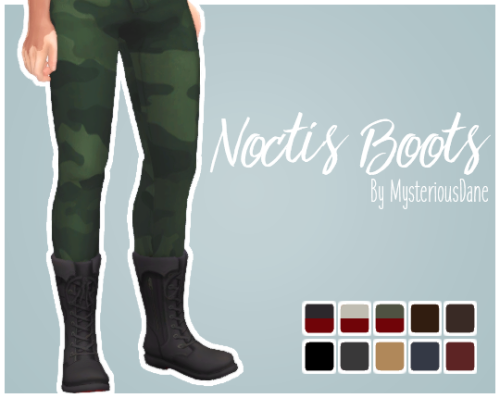 mysteriousdane:Noctis BootsSo here we are with more CC. I’m pretty sure this hasn’t been