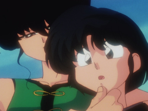 rumicworld-ranakan-diaries: Ranma ½ Akane Tendo held captive by Panyhose Taro.