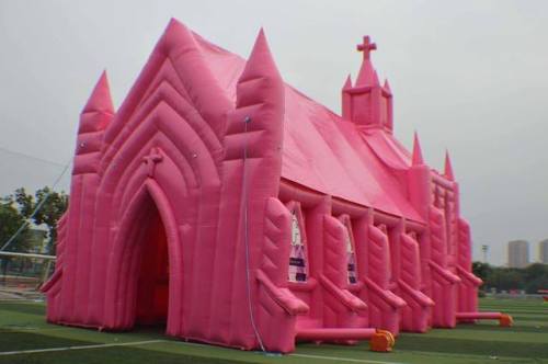 Porn photo mementomoriiv:Pink Blow-Up Church