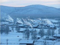 coolthingoftheday:  The village of Oymyakon