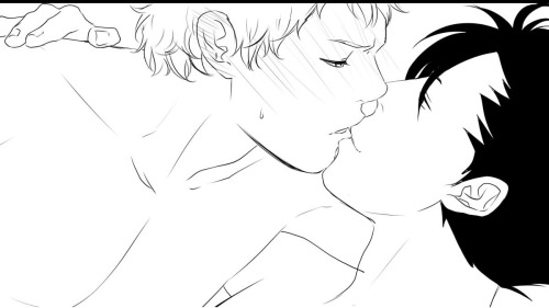 captainsback:  クロ月キスログ2 by zoe ※Permission to upload was given by the artist. Redistribution to other sites and editing without permission is not allowed 