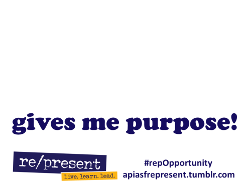 This October, join us by taking part in the #repOpportunity sign campaign!#repOpportunity is the tim