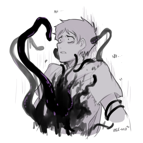 nsf-ko - Kinktober day 14 - Tentacles (Galra Venom AU)Lotor is...