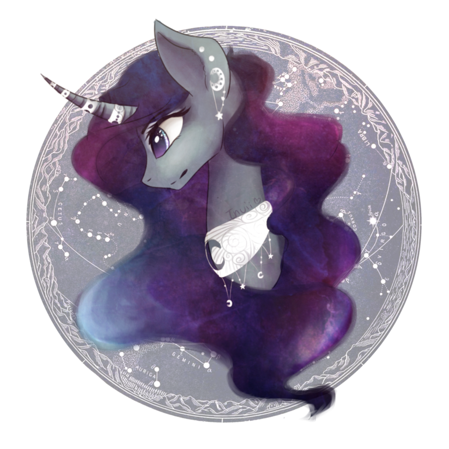 mylittleponyoficialg4:  Luna by INVIIZZIBLE  