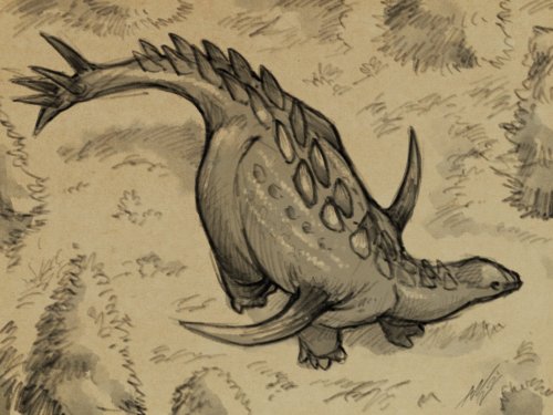 Hi there!Warm up sketch: Tuojiangosaurus (25mins)