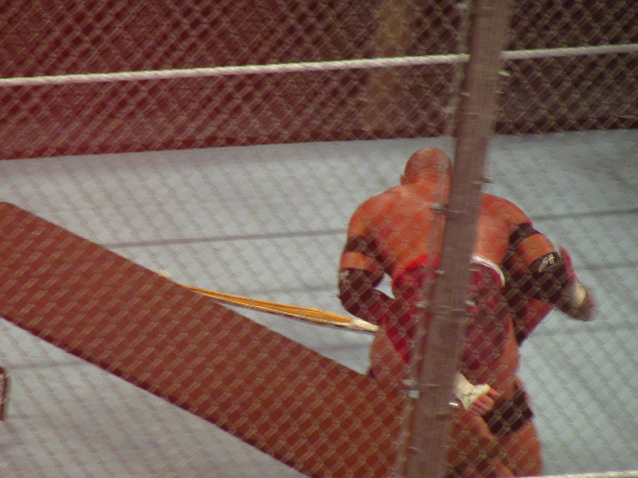 Ryback with those straps down lying on the table!! So hot!