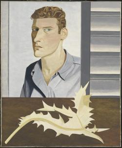   Self-Portrait (344): Lucien Freud- Man with a Thistle,  1946  