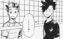 songohans:  haikyuu!! faves↳ “should i be making a retort to that?” - “go head, they’ll keep this up indefinitely otherwise.”
