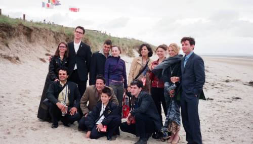 gilove2dance: Band of Brothers premiere at Utah Beach in June of 2001 Posted with permission of Chri