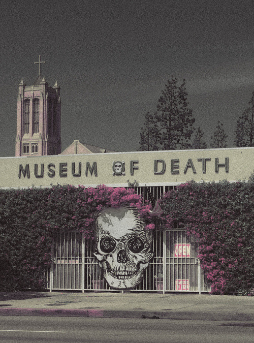 coronersreport2:  robopigeon:  Museum of Death The Museum of Death is a self guided tour, lasting approximately 45 minutes to an hour, but those who can stomach it may stay as long as they’d like. At ฟ a ticket (with free parking), you can enjoy an