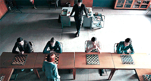 perioddramasource:“What’s that game called?”“It’s called chess”.