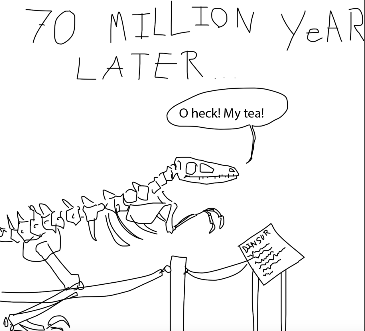 shittydinosaurdrawings:true story that hapen today.