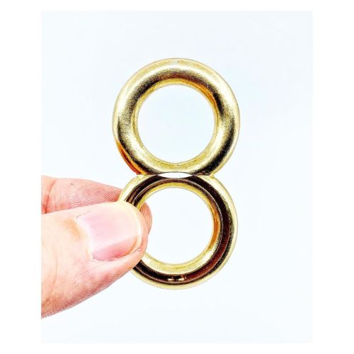 The Double-Doughnut Rattle Ring… •  Made of Bronze (using a plaster lost-wax-cast made from a 3D pri