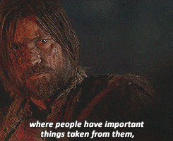 avorpalsword-deactivated2021022:  Craven, Jaime thought…. Can it be? They took my sword hand. Was that all I was, a sword hand? Gods be good, is it true? 