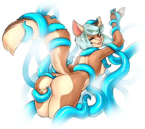 awolthefox:  More tentacles as requested♥  Tentacles are bliss!! <3
