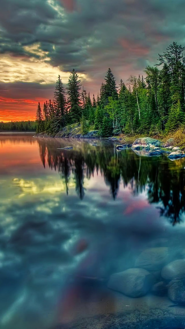 travelgurus:          Beautiful Sunset at Blue Lake, Singkawang, Borneo in Indonesia