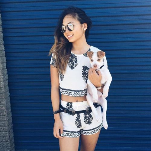 zafulfashion:Hanging out with my puppy@zafulfashion