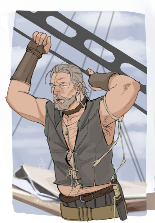 Hankcon + baby NinesWaterworld AU