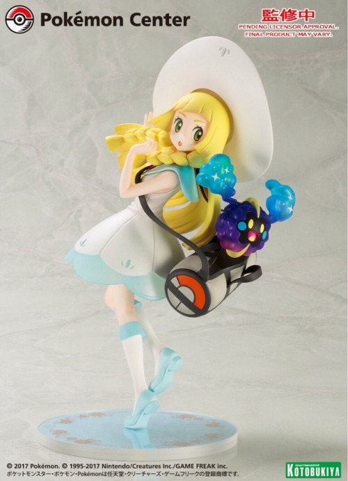 Lillie with Cosmog figurine revealed by Kotobukiya in full color