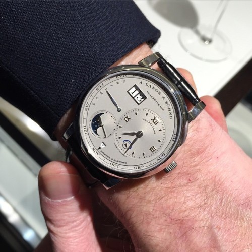 Not at all a simple watch. (at A. Lange & Söhne)