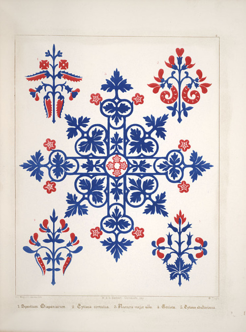 smithsonianlibraries: Augustus Welby Northmore Pugin’s Floriated ornament: a series of thirty-