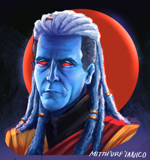 emp-roar:Some portraits I painted as I’m reading the Thrawn Ascendancy books. Here’s how