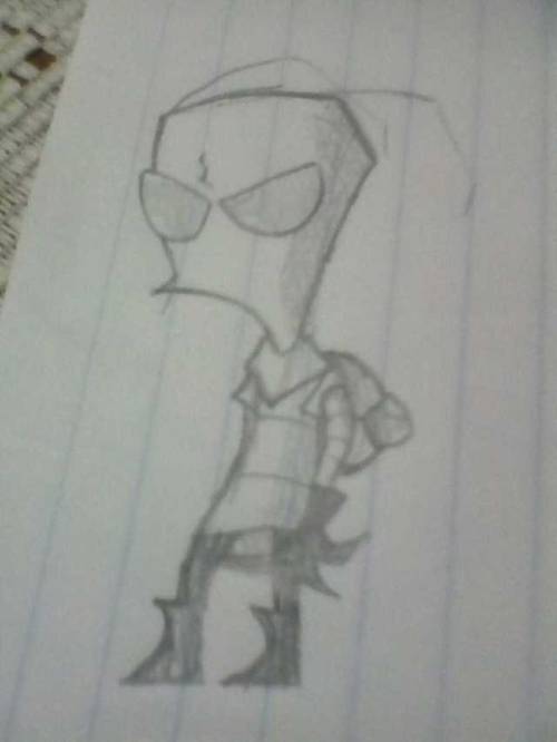 Random Sketch Of Invader Zim