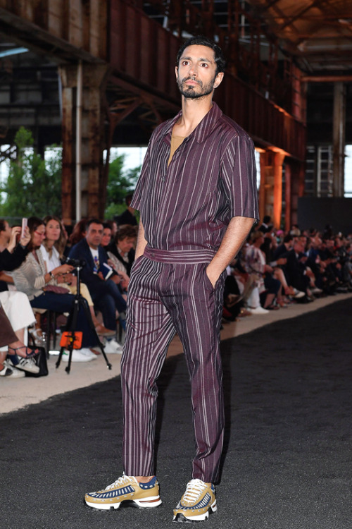 RIZ AHMEDErmenegildo Zegna S/S 2020 Show, Milan Fashion Week, Italy › June 14, 2019