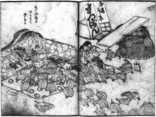 Suppon on Oryo &mdash; The Legend of the Vengeful Ghost TurlesA folktale from Edo Period Japan,A man