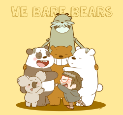 nemutainemui:  We Bare Bears is today!! 