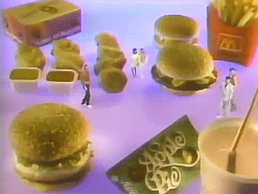 turnidoff:  secretdumpster:  Debarge and McDonald’s  To the beat of the rhythm of the meat 
