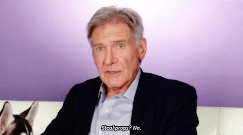 wintersvldierr: Harrison Ford Plays With Puppies While Answering Fan Questions