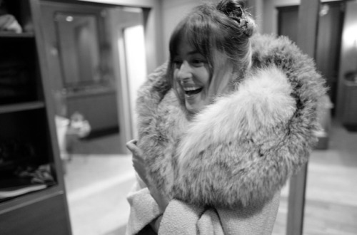 fanofdakotajohnson:Dakota Johnson photographed by Greg Williams. Perfect collar for a blowjob &heart