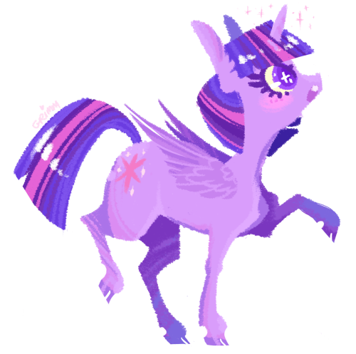 grimm-sugar:Purple Smart amazed by sparkles and magic is my favourite thing to draw.