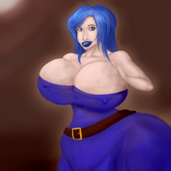 SP - Busty Blue Lady