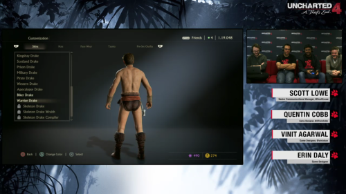 headingsouthart:  nathandrakeismylover:  ykb9988:  It’s a wonder how Tumblr isn’t yet freaking out about Nate’s new skin in the multiplayer. He’s almost naked. I thought y'all were thirsty.  All my dreams come true!  is a christmas miracle, thankyou