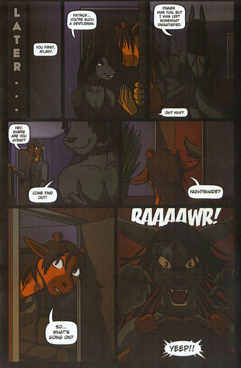 horny-furry-the-first:  (½) Dangerous Bedroom Behavior by Kadath  May I say I love