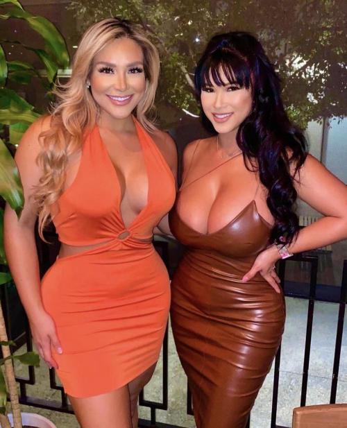 Tight dresses and busty babes