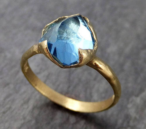 sosuperawesome:Raw Diamond Rings, by Angeline Crowder Boyer on EtsySee our ‘rings’ tag