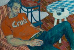 grundoonmgnx:  Hope Gangloff, Andrei, 2013  acrylic on canvas 2013 
