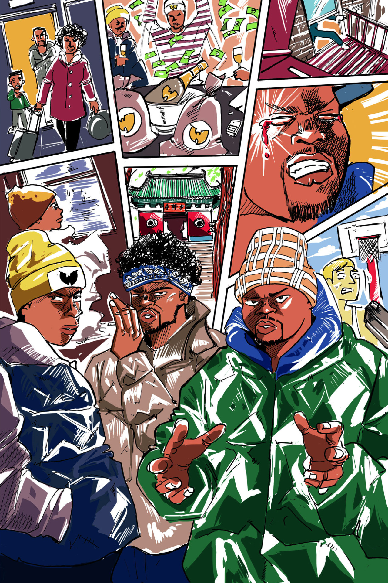 RE-ENTERING THE 36 CHAMBERS (via noiseymusic) Words by twitt // Illustrations by
