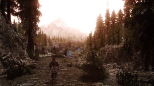 From Minthe’s perspective, leaving Helgen, following Hadvar &hellip;