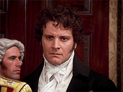 beau–brummell:Jennifer Ehle as Lizzie Bennet & Colin Firth as Mr Darcy in Pride and Prejud