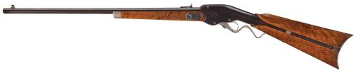 Evans lever action rifle inscribed to Buffalo Bill Cody, May 12, 1877.Estimated Value: $75,000 - $12
