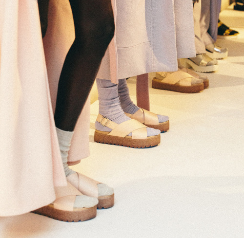 cathrinabroderick:  Backstage at OMONDI AW15 | Photographed by Shanita Sims 