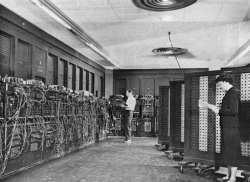 ENIAC, one of the first computers…