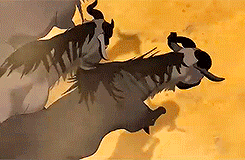 sabrehours:  The wildebeest stampede took Disney’s CG department approximately