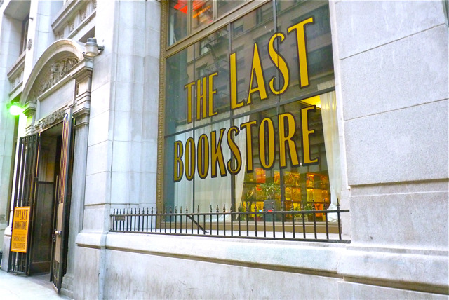 hands-in-the-air:  The Last Bookstore in downtown L.A., California’s largest independent