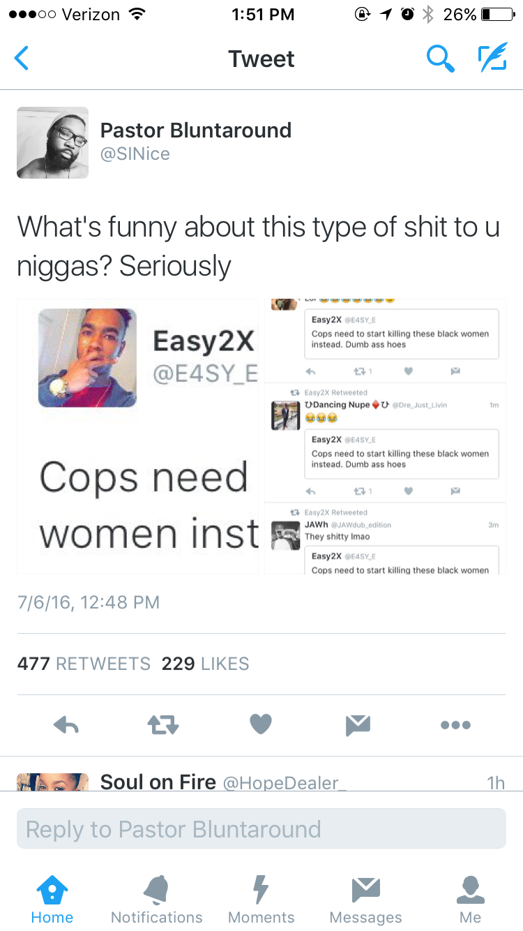 dejaslay:  The disgusting mess i see on my TimeLine 😒